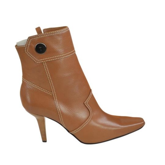 Tod's Walnut St. Valetto Zip High Boots/Booties - Picture 3 of 6